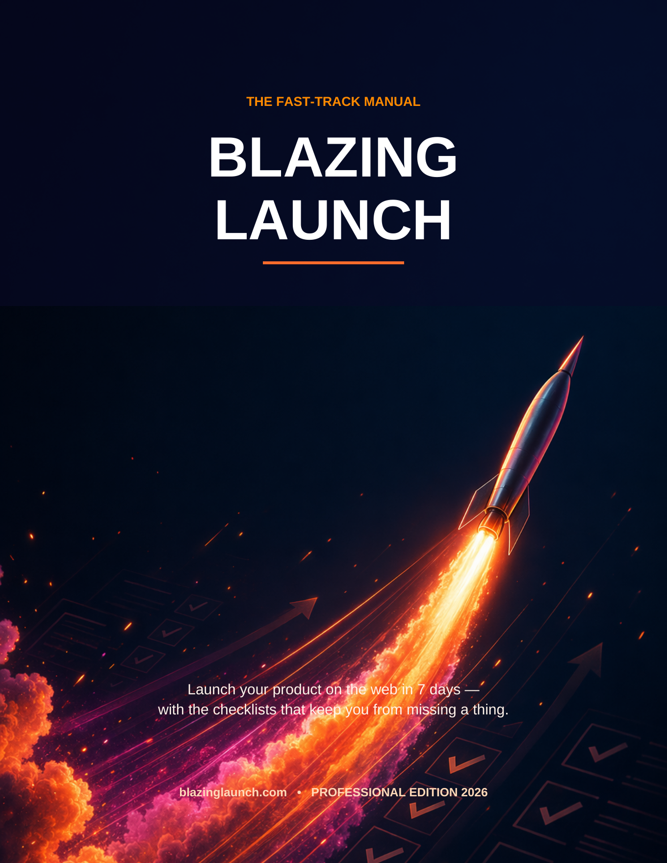 Blazing Launch manual cover